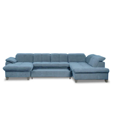 Coltar U Extensibil Sevilia Lux 6 Locuri, Tetiere Reglabile, 355 Cm-01