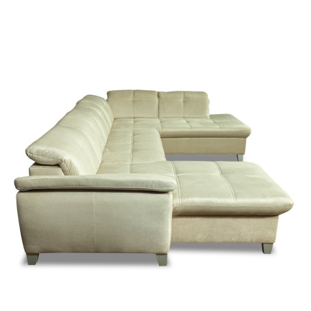 Coltar U Extensibil Sevilia Lux 6 Locuri, Tetiere Reglabile, 355 Cm-01