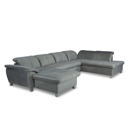 Coltar U Extensibil Sevilia Lux 6 Locuri, Tetiere Reglabile, 355 Cm-01