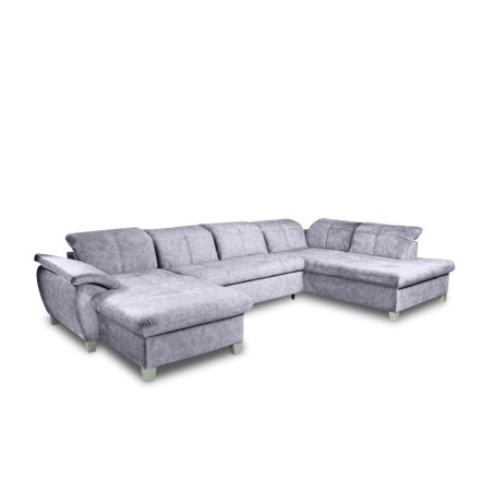 Coltar U Extensibil Sevilia Lux 6 Locuri, Tetiere Reglabile, 355 Cm-01