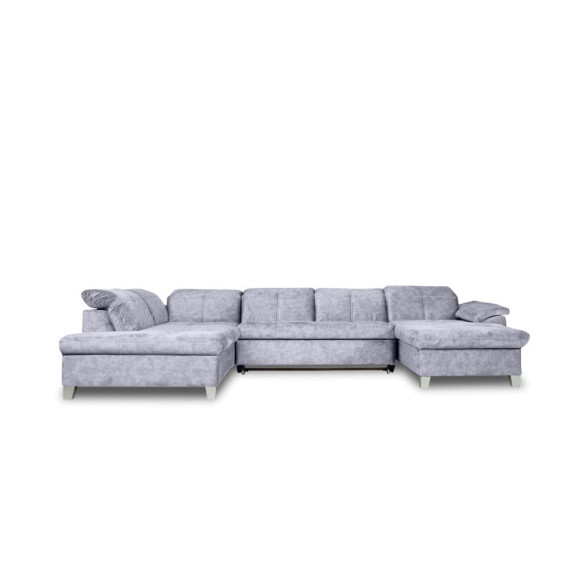 Coltar U Extensibil Sevilia Lux 6 Locuri, Tetiere Reglabile, 355 Cm