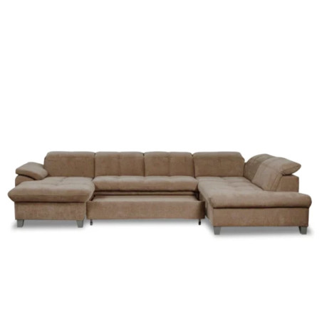 Coltar U Extensibil Sevilia Lux 6 Locuri, Tetiere Reglabile, 355 Cm-01