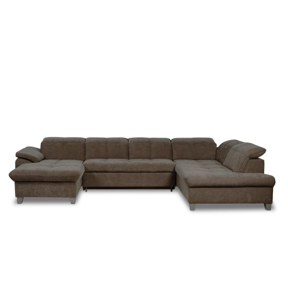 Coltar U Extensibil Sevilia Lux 6 Locuri, Tetiere Reglabile, 355 Cm