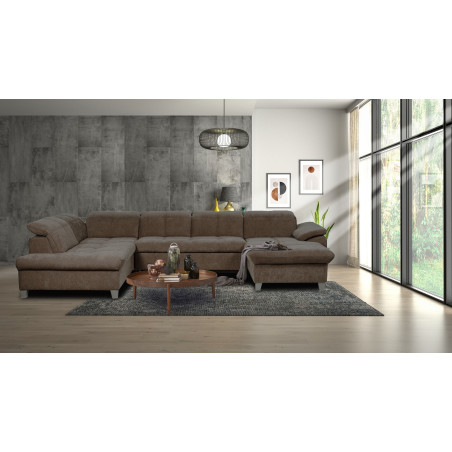 Coltar U Extensibil Sevilia Lux 6 Locuri, Tetiere Reglabile, 355 Cm-01