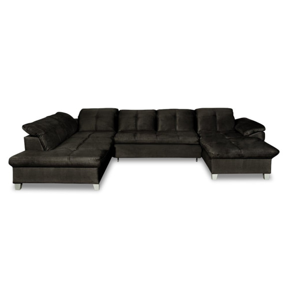 Coltar U Extensibil Sevilia Lux 6 Locuri, Tetiere Reglabile, 355 Cm