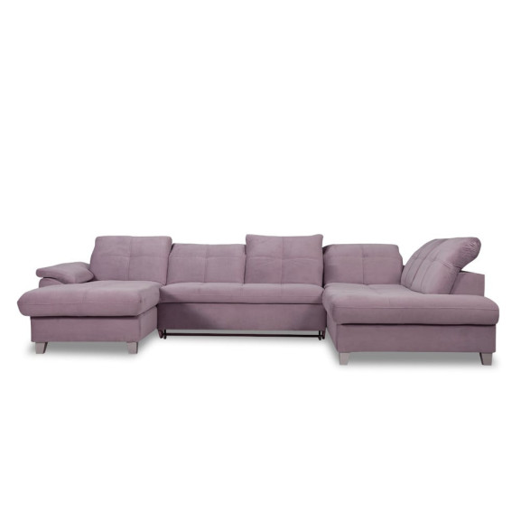 Coltar U Extensibil Sevilia Lux 6 Locuri, Tetiere Reglabile, 355 Cm