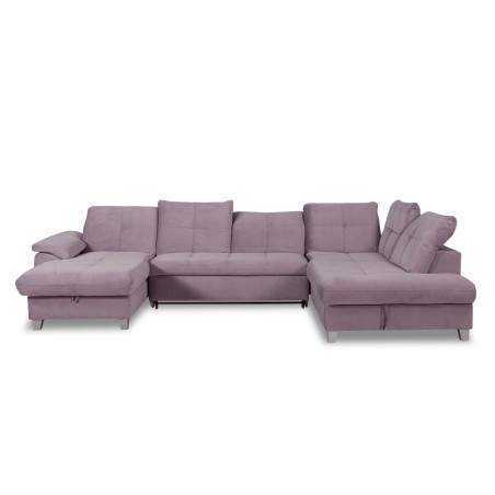 Coltar U Extensibil Sevilia Lux 6 Locuri, Tetiere Reglabile, 355 Cm-01