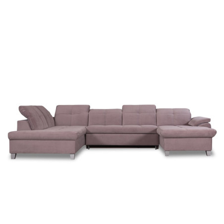 Coltar U Extensibil Sevilia Lux 6 Locuri, Tetiere Reglabile, 355 Cm-01
