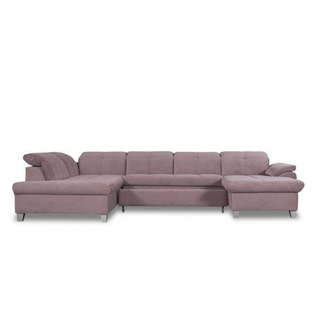 Coltar U Extensibil Sevilia Lux 6 Locuri, Tetiere Reglabile, 355 Cm-01
