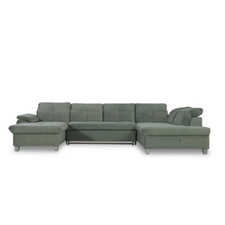 Coltar U Extensibil Sevilia Lux 6 Locuri, Tetiere Reglabile, 355 Cm-01