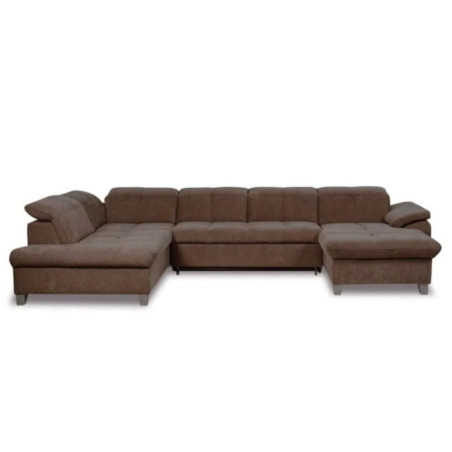 Coltar U Extensibil Sevilia Lux 6 Locuri, Tetiere Reglabile, 355 Cm-01