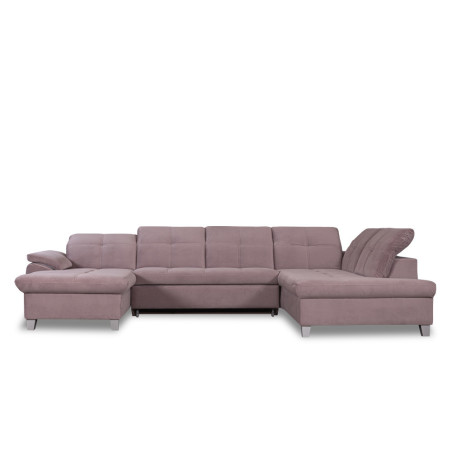 Coltar U Extensibil Sevilia Lux 6 Locuri, Tetiere Reglabile, 355 Cm-01