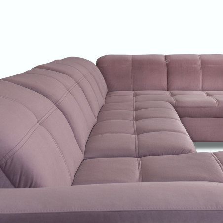 Coltar U Extensibil Sevilia Lux 6 Locuri, Tetiere Reglabile, 355 Cm-01