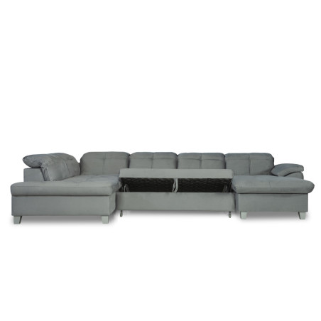 Coltar U Extensibil Sevilia Lux 6 Locuri, Tetiere Reglabile, 355 Cm-01