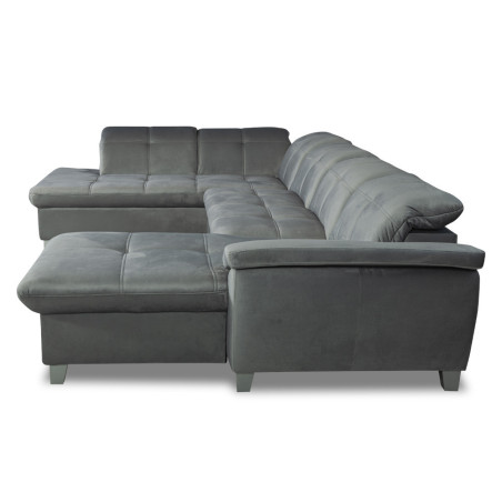 Coltar U Extensibil Sevilia Lux 6 Locuri, Tetiere Reglabile, 355 Cm-01