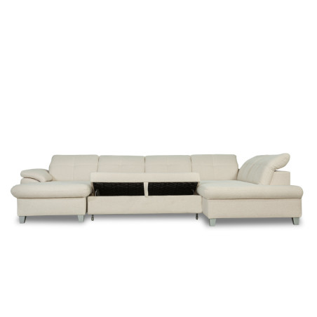 Coltar U Extensibil Sevilia Lux 6 Locuri, Tetiere Reglabile, 355 Cm-01