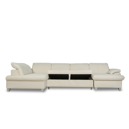 Coltar U Extensibil Sevilia Lux 6 Locuri, Tetiere Reglabile, 355 Cm-01