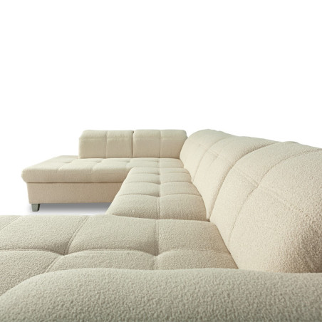 Coltar U Extensibil Sevilia Lux 6 Locuri, Tetiere Reglabile, 355 Cm-01
