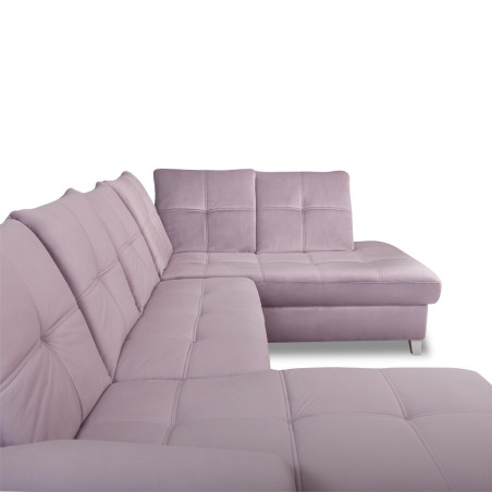 Coltar U Extensibil Sevilia Lux 6 Locuri, Tetiere Reglabile, 355 Cm-01