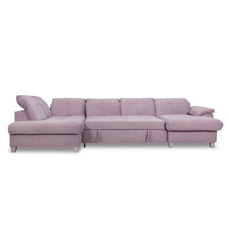 Coltar U Extensibil Sevilia Lux 6 Locuri, Tetiere Reglabile, 355 Cm-01