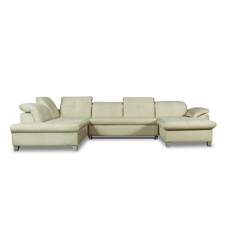 Coltar U Extensibil Sevilia Lux 6 Locuri, Tetiere Reglabile, 355 Cm-01
