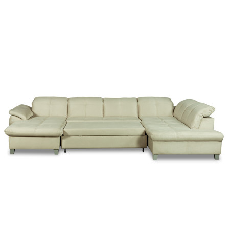 Coltar U Extensibil Sevilia Lux 6 Locuri, Tetiere Reglabile, 355 Cm-01