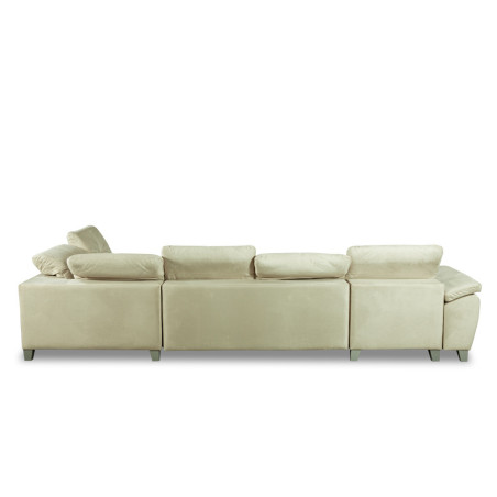 Coltar U Extensibil Sevilia Lux 6 Locuri, Tetiere Reglabile, 355 Cm-01