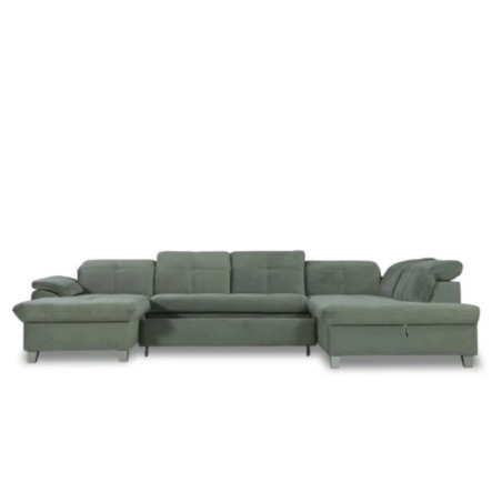 Coltar U Extensibil Sevilia Lux 6 Locuri, Tetiere Reglabile, 355 Cm-01