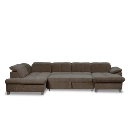 Coltar U Extensibil Sevilia Lux 6 Locuri, Tetiere Reglabile, 355 Cm-01
