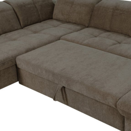 Coltar U Extensibil Sevilia Lux 6 Locuri, Tetiere Reglabile, 355 Cm-01