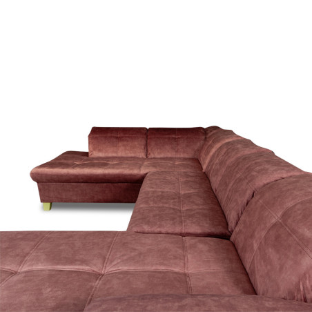 Coltar U Extensibil Sevilia Lux 6 Locuri, Tetiere Reglabile, 355 Cm-01