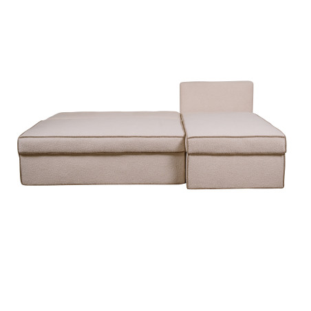 Coltar Extensibil Cu Lada New Modulo, Interschimbabil Stanga/Dreapta, Crem boucle, 220 X 80 X 155 Cm-01