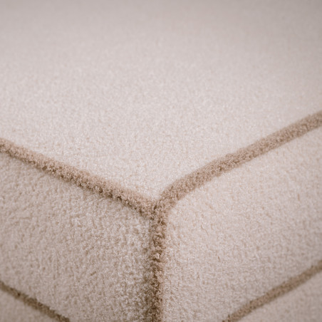 Coltar Extensibil Cu Lada New Modulo, Interschimbabil Stanga/Dreapta, Crem boucle, 220 X 80 X 155 Cm-01