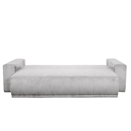 Canapea Extensibila Otis, 3 locuri, Lada Depozitare,  Gri deschis, 240 Cm-01