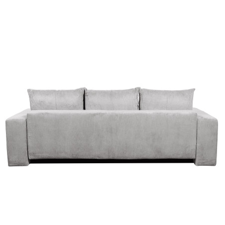 Canapea Extensibila Otis, 3 locuri, Lada Depozitare,  Gri deschis, 240 Cm-01