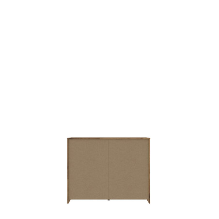 Comoda Cu 4 Sertare Rocco, Stejar pardosit si Nisip, 111 Cm-01