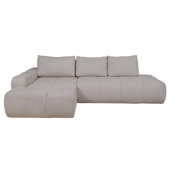 Coltar Extensibil Stanga Luna, Lada Depozitare, 5 Locuri, Anthology 15 Silver, 270 Cm