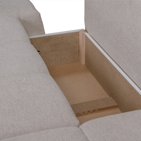 Coltar Extensibil Stanga Luna, Lada Depozitare, 5 Locuri, Anthology 15 Silver, 268 Cm-01