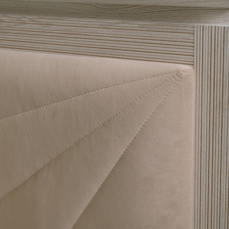 Pat Dormitor Casablanca Loft, Dimensiune Saltea 140 x 200 Cm, Cu Tablie Tapitata, Somiera Rabatabila-01