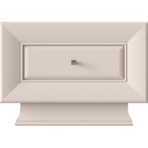 Noptiera Cu 1 Sertare Loisir, Alb, 51 Cm