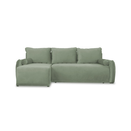 Coltar Extensibil Vida Interschimbabil Stanga/Dreapta, 5 Locuri, Lada Depozitare, Verde, 256 Cm-01