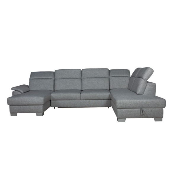 Coltar U Extensibil Cu Lada Dax, Tetiere Reglabile, 375 Cm