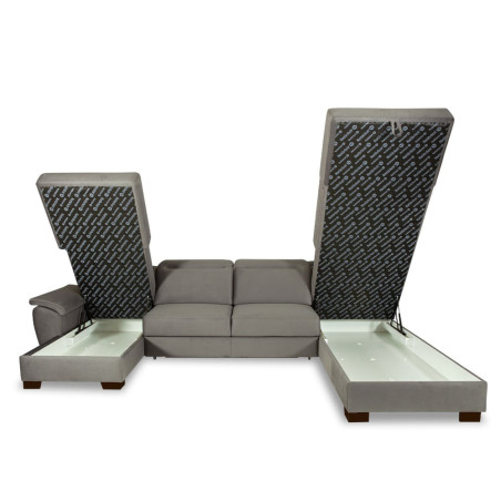 Coltar U Extensibil Cu Lada Dax, Tetiere Reglabile, 375 Cm-01