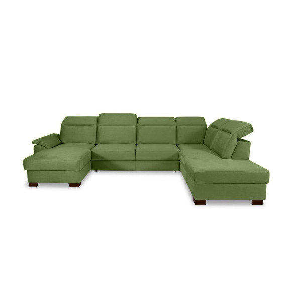 Coltar U Extensibil Cu Lada Dax, Tetiere Reglabile, 375 Cm