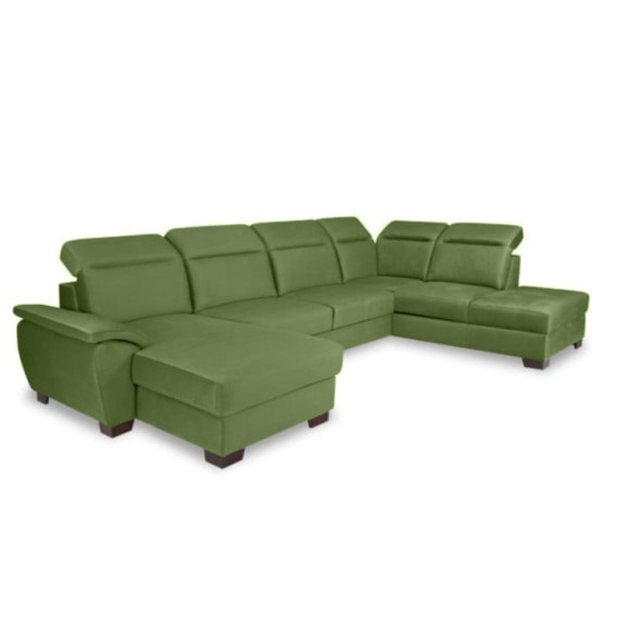 Coltar U Extensibil Cu Lada Dax, Tetiere Reglabile, 375 Cm