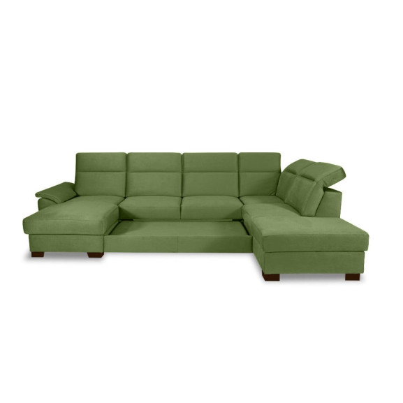 Coltar U Extensibil Cu Lada Dax, Tetiere Reglabile, 375 Cm