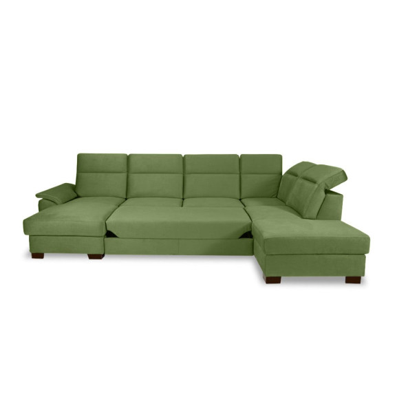 Coltar U Extensibil Cu Lada Dax, Tetiere Reglabile, 375 Cm