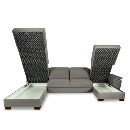 Coltar U Extensibil Cu Lada Dax, Tetiere Reglabile, 375 Cm-01