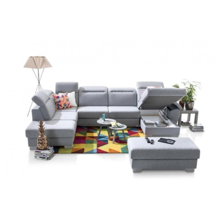 Coltar U Extensibil Cu Lada Dax, Tetiere Reglabile, 375 Cm-01