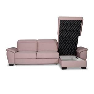 Coltar Extensibil Cu Insula Dax, 5 Locuri, Cu Lada De Depozitare, 300 Cm